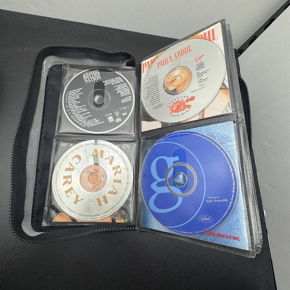 Mixed CD Lot Collection 94 Pop Rock Country R&B CDs in Atlantic Case